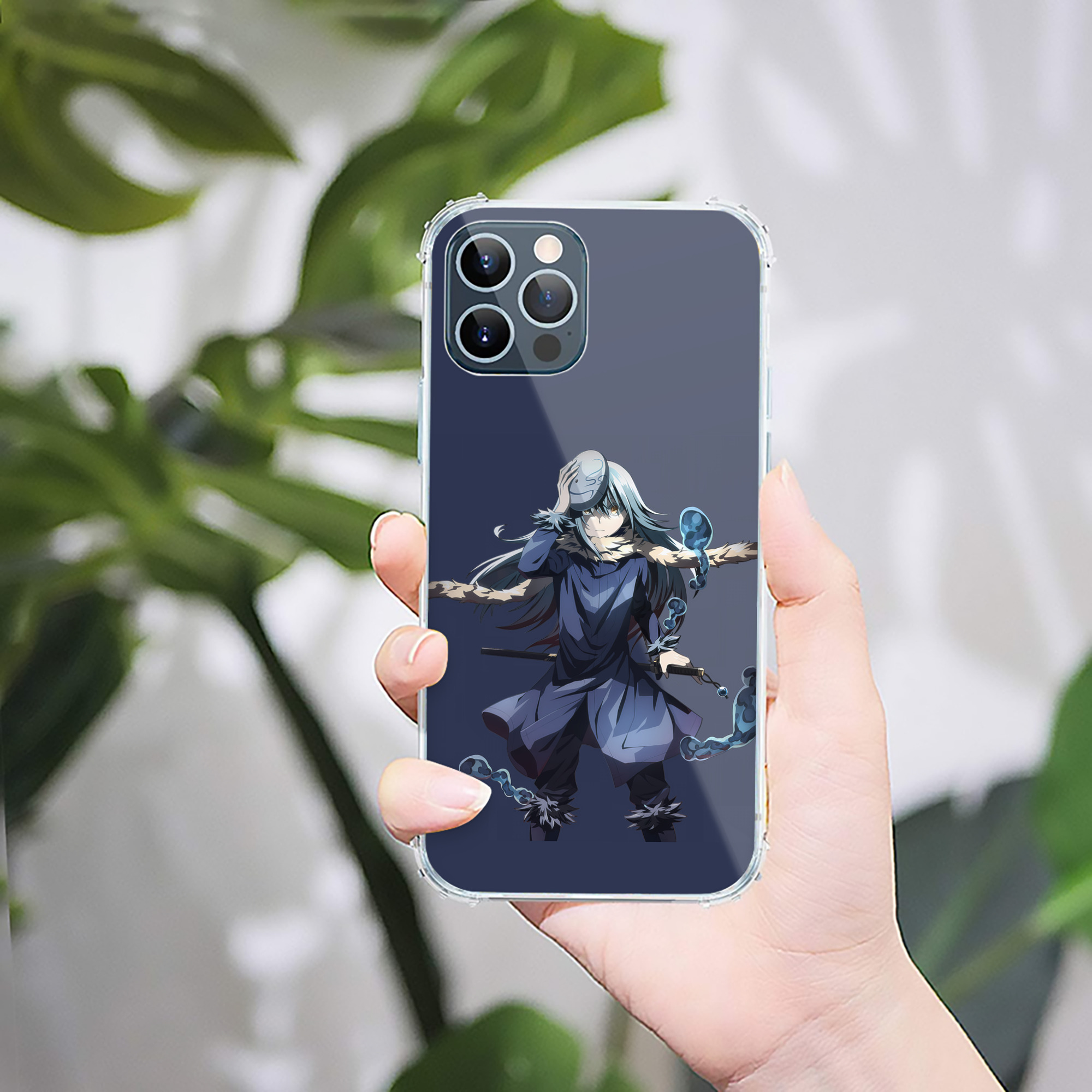 （画像用） 転スラ Regarding Reincarnated to Slime 【iPhone 12シリーズ対応】透明スマホケース（クリアソフトケース）